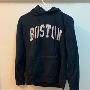 Brandy Melville navy Boston hoodie